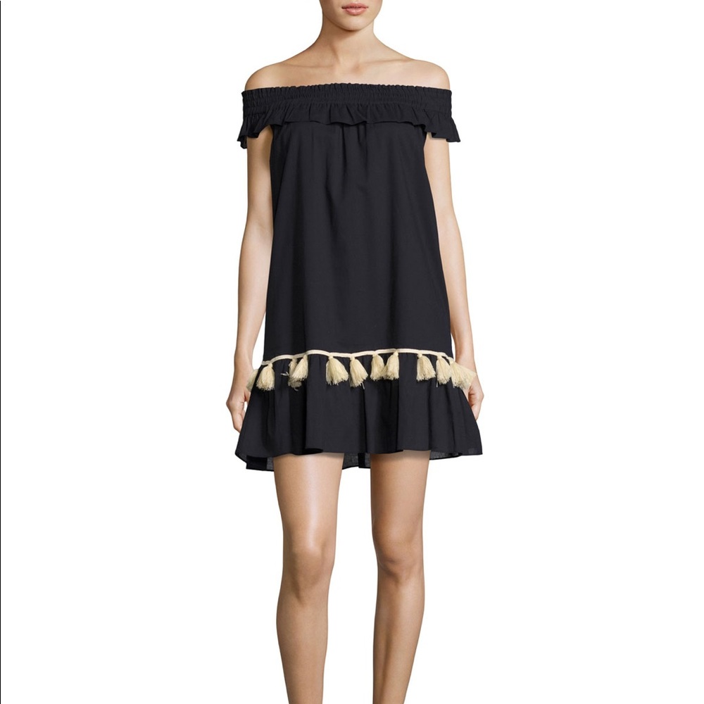 Misa off Shoulder Tassel Dress